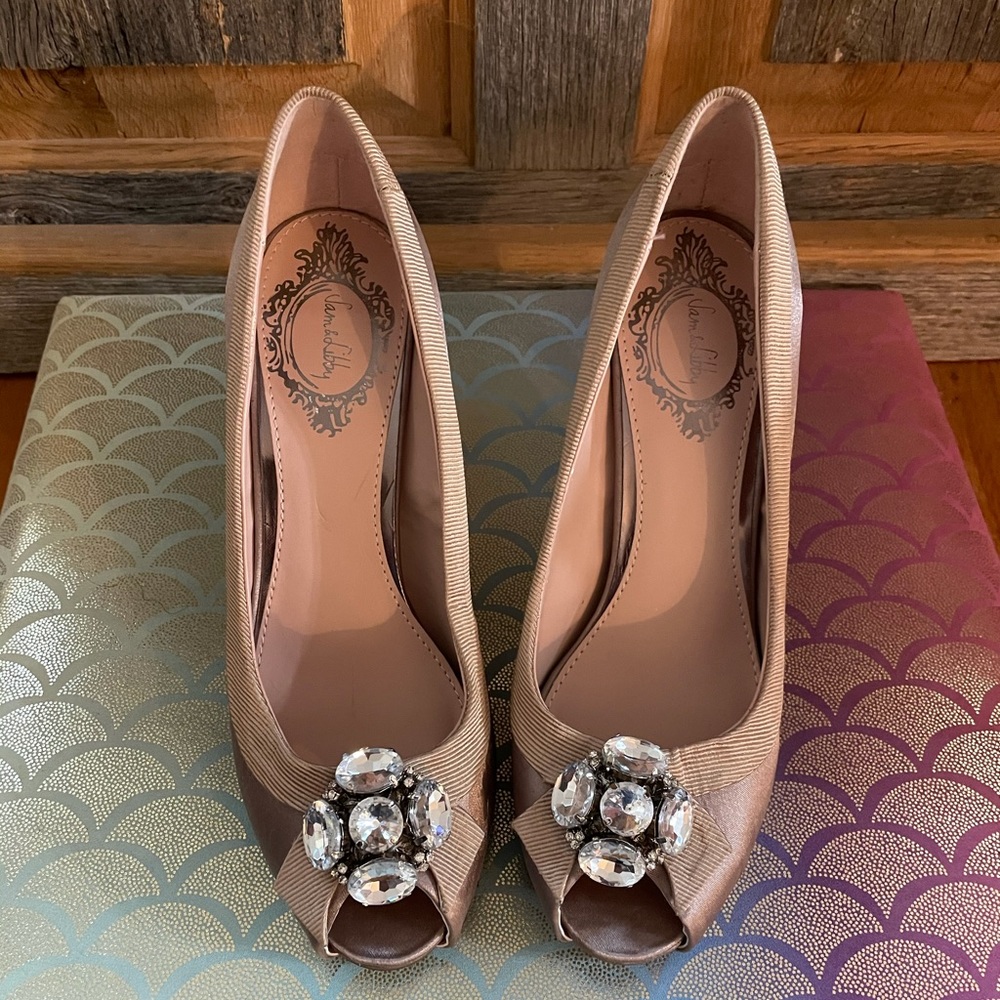💎 Sam & Libby Rhinestone Heels! - Picture 2 of 7